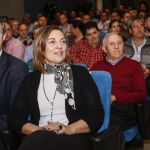 La consejera de Agricultura y Ganadería y portavoz de la Junta de Castilla y León, Milagros Marcos, participa en la jornada 'La nueva PAC. Una oportunidad para el desarrollo económico de Castilla y León. Junto a ella, el presidente de la Diputación de León, Juan Martínez Majo