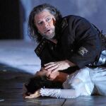 Kunde, durante el ensayo de «Otello»