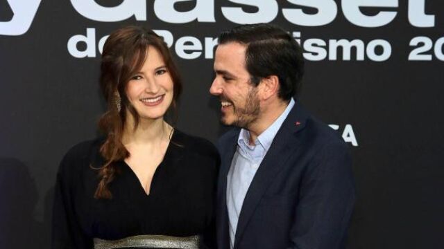 Alberto Garzón y Anna Ruiz/Foto: Cordonpress