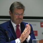 Rafael Catalá, interviene en un curso dentro de los cursos de verano de la Universidad Complutense.