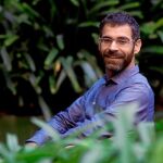 Francesc Montero, editor del nuevo libro de Josep Pla, ayer en el Ateneu