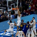 El momento del polémico tapón de Randolph a Tomic