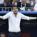 Fernando Hierro durante su etapa como seleccionador español.