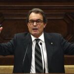 El expresidente de la Generalitat, Artur Mas