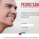 Página web de Pedro Sánchez