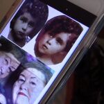 Chechia y Amalia, en dos fotografías del teléfono de la hija de la primera