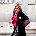 Carme Forcadell, a su llegada al Tribunal Supremo