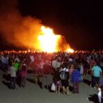 Celebraciones de la noche de San Juan. Foto: Archivo