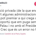 La vicepresidenta de la Generalitat, Mónica Oltra, tras la rueda de prensa del Consell