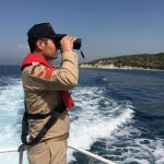 Los guarda costas turcos detuvo la embarcación cuando navegaba por el mar de Mármara