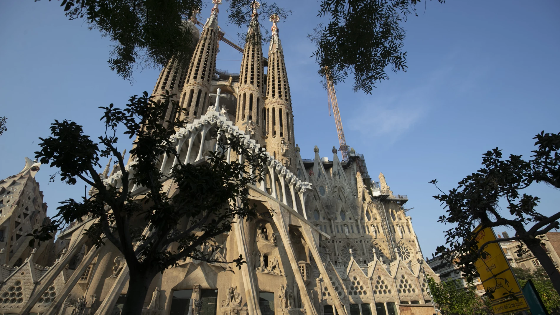 Imagen de la Sagrada Familia de Barcelona
