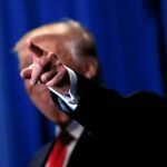 Donal Trump, el jueves en Pensilvania (EE UU) durante un mitin de campaña