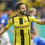 Gonzalo Castro, en un partido con el Borussia Dortmund