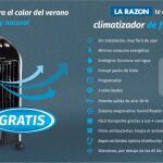 La Razón te regala un climatizador de frío portatil