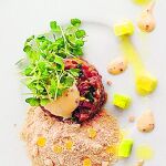Tartar de corazones de cordero