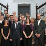 Los votos de PSPV, Compromís, EU y Podem convirtieron ayer al hasta ahora diputado de Hacienda y vicepresidente, Toni Gaspar, en presidente de la Diputación. Rebeca Torró ocupa el escaño de Rodríguez que también ha delegado en ella las funciones correspondientes a la alcaldía de Ontinyent (EFE/ Manuel Bruque)