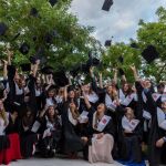 Imagen de un momento de la graduación