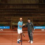 Nadal y Nishikori presentaron el Gogó en el Palau de la Música de Barcelona