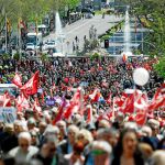 Los líderes de CC OO y UGT, Unai Sordo y Pepe Álvarez, encabezarán la manifestación de Madrid, que saldrá a las 12 de la mañana de la plaza de Neptuno y terminará en la Puerta del Sol