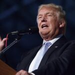 El candidato republicano Donald Trump