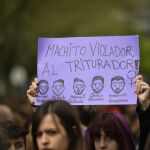Manifestación en Pamplona a favor de la víctima de "La Manada"/Foto: Efe