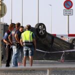 Los Mossos d'Esquadra en Cambrils (Tarragona)