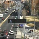 Los nuevos semáforos en una imagen de las cámaras facilitada por Movilidad Madrid