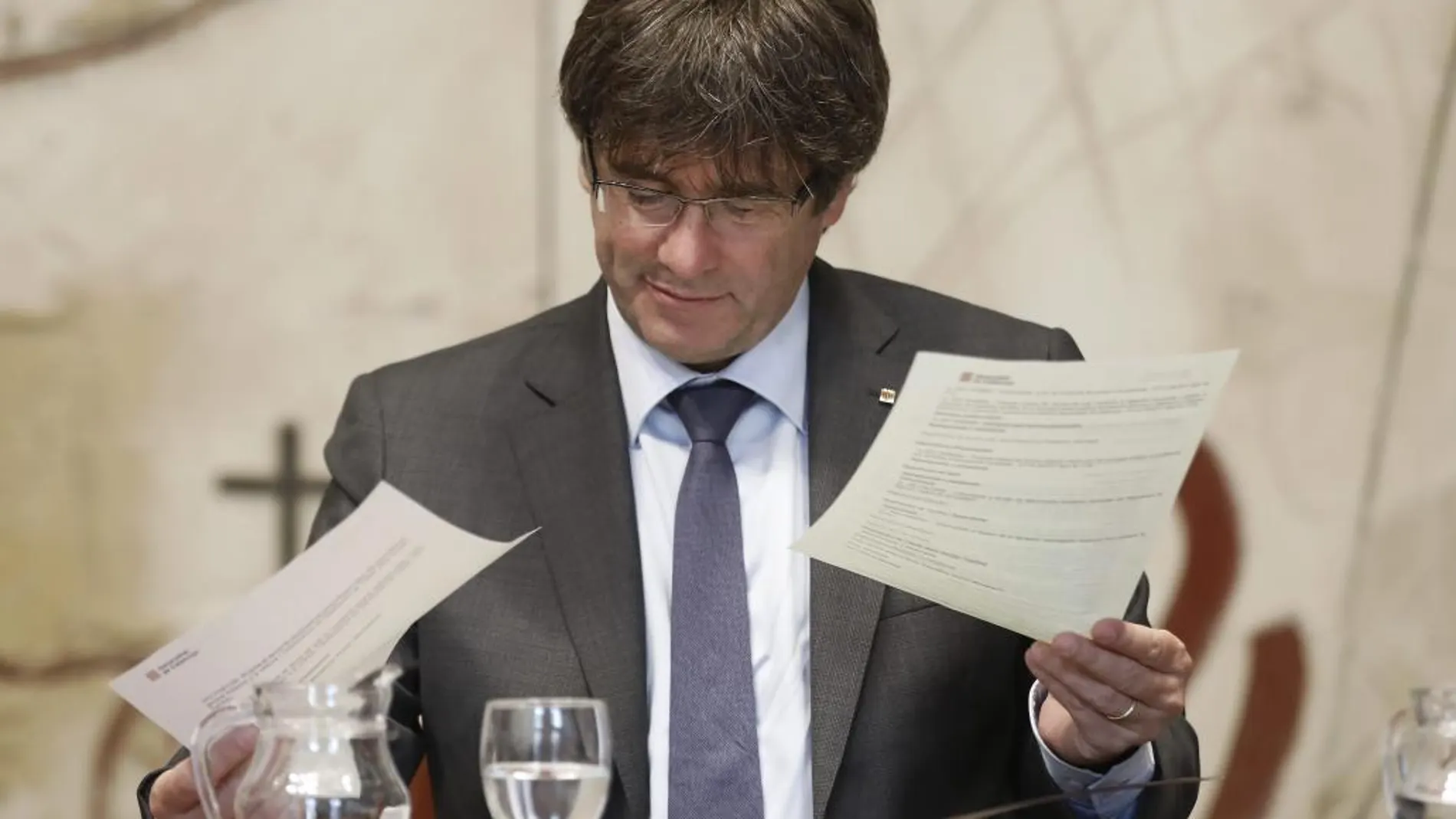 El presidente de la Generalitat, Carles Puigdemont