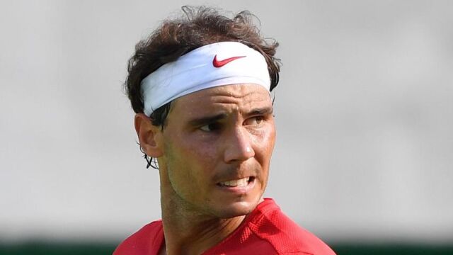 Nadal durante el partido frente a Andreas Seppi