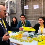 Allberto Garre, fue elegido ayer presidente de Somos Región en la convención que la formación celebró en el Paraninfo de la Merced de la Universidad de Murcia. La Razón