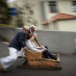 Una de las atracciones más típicas de Funchal son los llamados "carros de cesto"