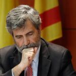 El presidente del Tribunal Supremo, Carlos Lesmes, en una imagen de archivo