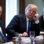 Trump, durante un encuentro con legisladores para abordar su reforma migratoria, en Washington