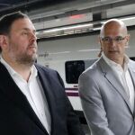 Oriol Junqueras y Raul Romeva/ (Archivo)
