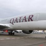 Avión de Qatar Airways