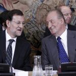 Rajoy y el Rey Juan Carlos, en una imagen de archivo