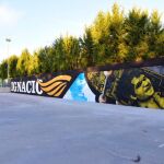 Así es el mural de homenaje a Ignacio Echeverría en Boadilla del Monte