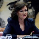 La vicepresidenta del Gobierno y ministra de Igualdad, Carmen Calvo, en una imagen de archivo