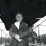 Fotografía de archivo fechada en 2001 del escritor chileno Nicanor Parra