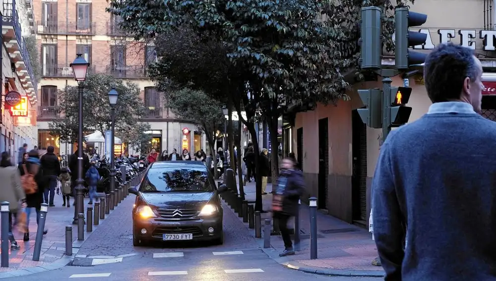 La calle del Pez está ubicada en San Bernardo y la Corredera Baja de San Pablo