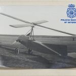 La Policía recupera la documentación del autogiro de Juan de la Cierva y Codorníu