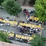 Captura de la cena independentista que se celebró ayer en el barrio de Sant Gervasi de Barcelona / Twitter