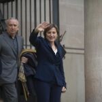 Carme Forcadell tras declarar en el Tribunal Superior de Justicia de Cataluña el pasado 16 de diciembre
