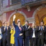 Forcadell, en una imagen de archivo, tras conocer su querella