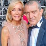 Carmen Lomana, en la Gala Starlite de Marbella (imagen arriba a la derecha), junto a Antonio Banderas (izquierda)