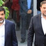 Jordi Sánchez y Oril Junqueras