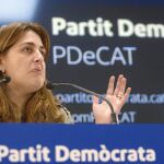 Marta Pascal ayer en Barcelona