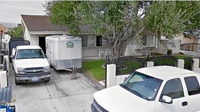 En la ciudad del pecado. El 3576 de Clear Lake CT., en Las Vegas, el lugar en el que pasó oculto sus últimos años.