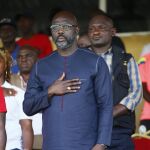 El presidente de Liberia, George Weah, el pasado 28 de abril / Efe