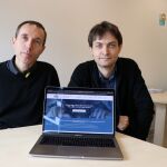 Los investigadores Josep Domingo-Ferrer, en la izquierda, y David Sánchez / URV
